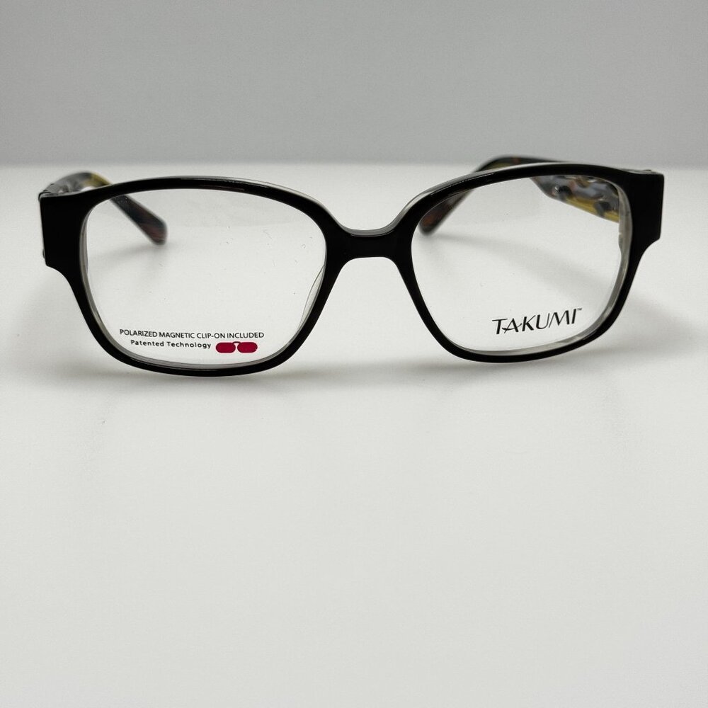 Takumi Eyeglasses Eye Glasses Frames T9956 090 52-16-135 W/ Clip